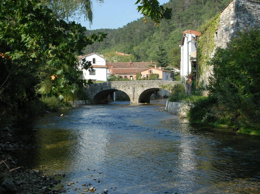 Il ponte sul fiume Vipacco presso la cittadina di Vipava (SLO) Foto Johann Jaritz, CC BY-SA 3.0